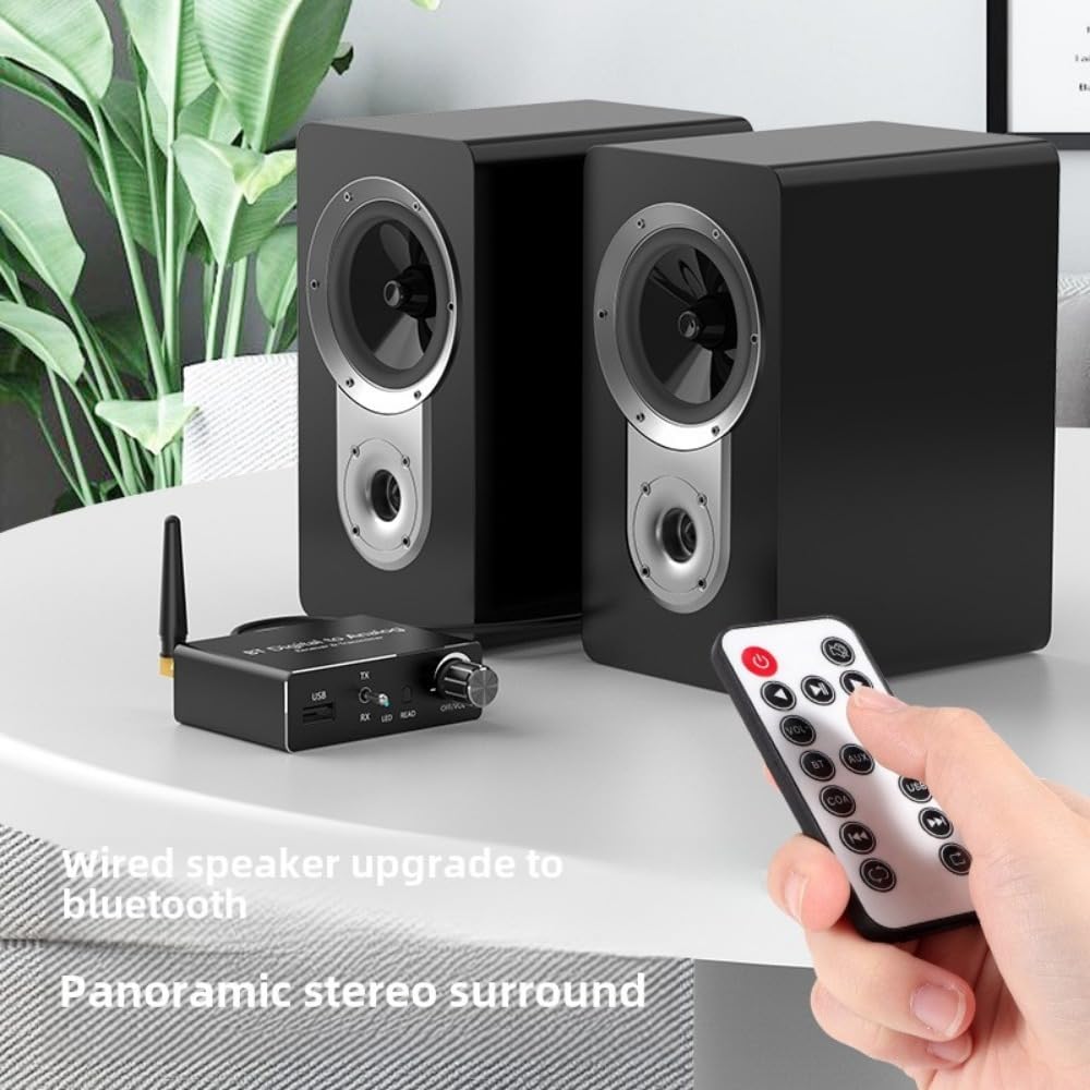 SYNC ワイヤレスオーディオ Amazon.co.jp: Bluetooth 互換 5.3 デジタル - アナログ コンバータ光